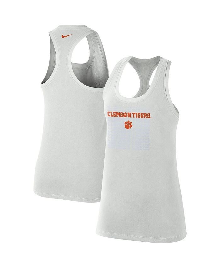 

Женская серая майка Clemson Tigers Game Time Nike, цвет Gray