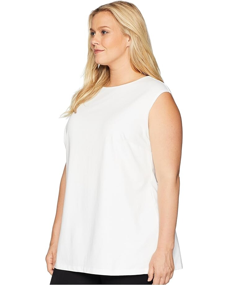

Топ NIC+ZOE Plus Size Perfect Layer Top, цвет Paper White