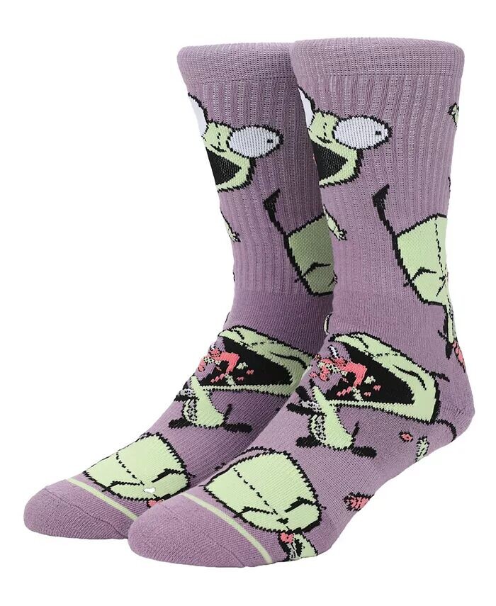 

Мужские носки Gir Athletic Crew Invader Zim, фиолетовый