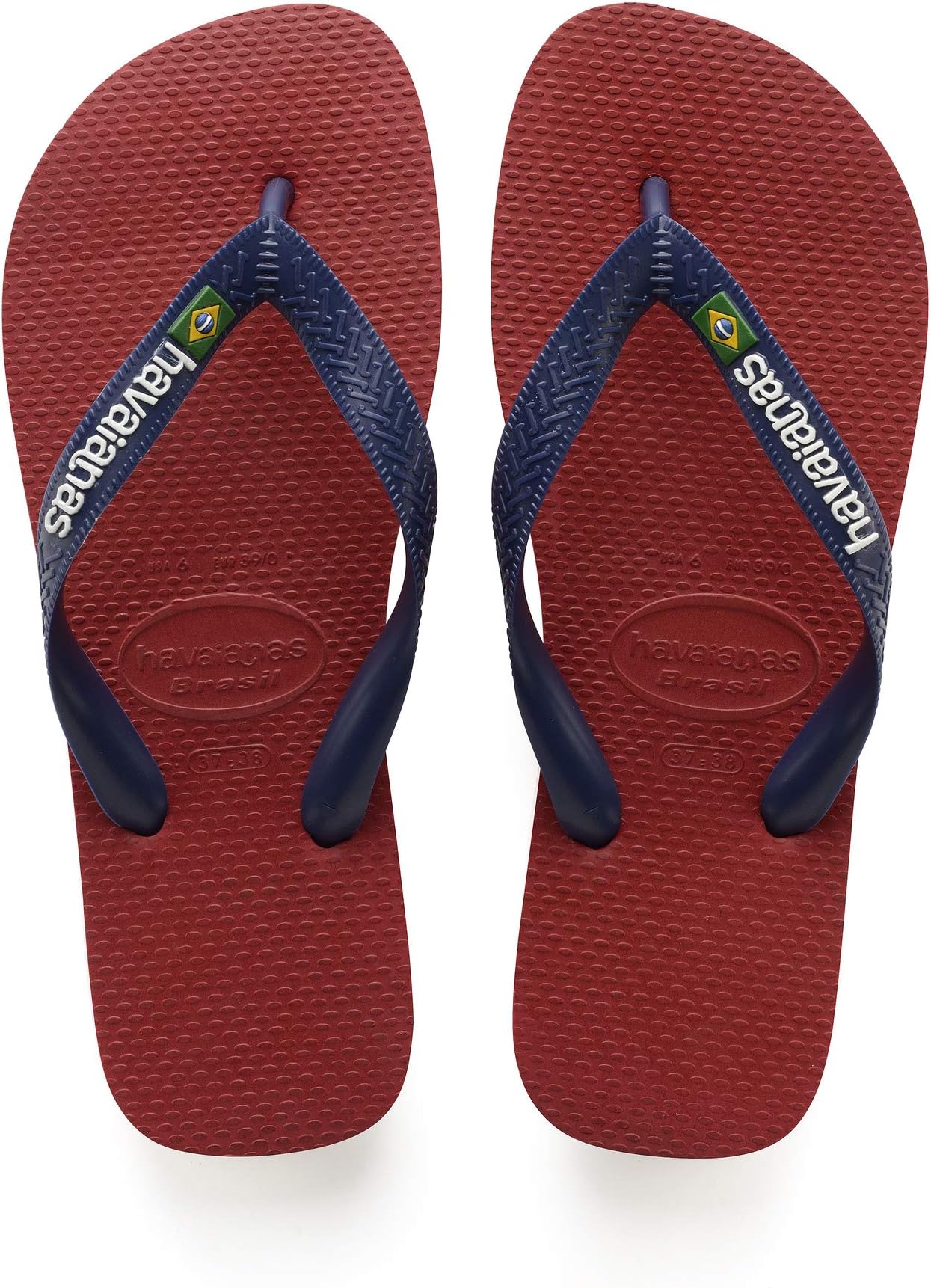Шлепанцы Brazil Logo Flip Flop Sandal Havaianas, красный цена и фото