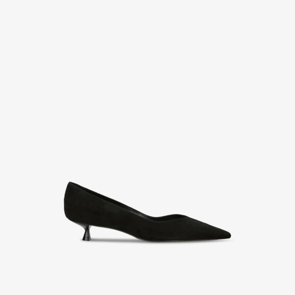 

Замшевые туфли-лодочки eva на каблуке-рюмочке Stuart Weitzman, черный