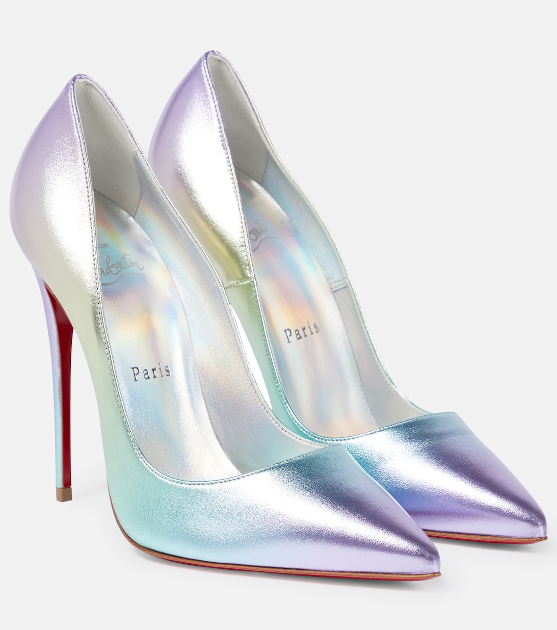 Кожаные туфли So Kate 120 Christian Louboutin, разноцветный