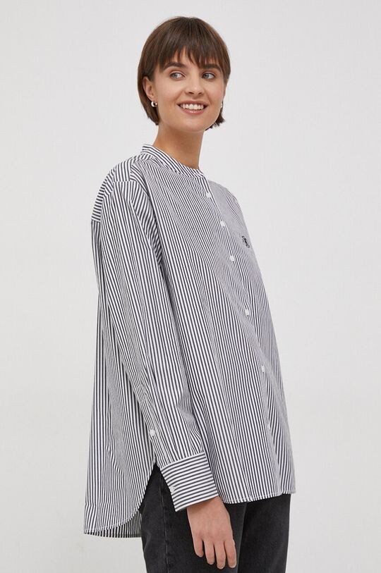 

Хлопковая рубашка Tommy Hilfiger, серый
