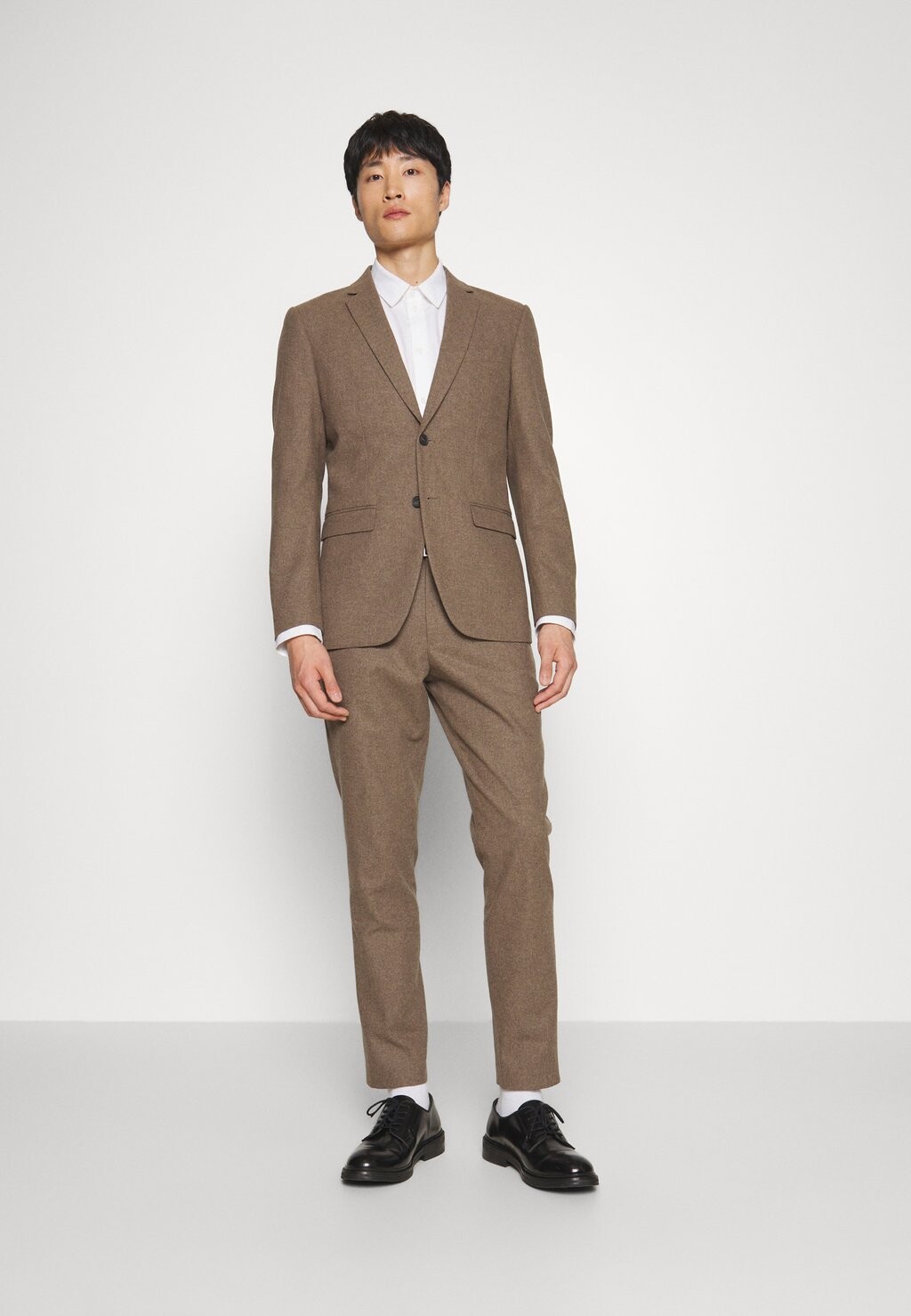 

Костюм SLHSLIM MARK SUIT Selected Homme, цвет light brown melange
