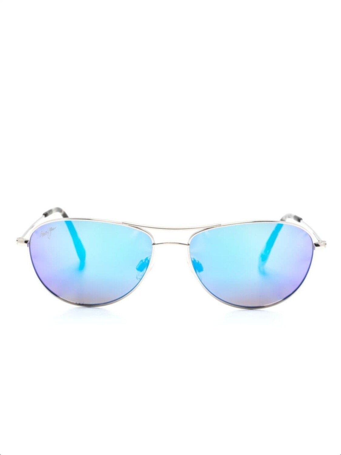 

Maui Jim солнцезащитные очки-пилоты Baby Beach, серебряный