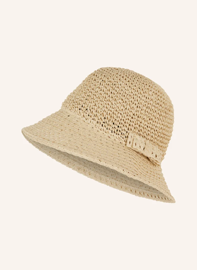 Соломенная шляпа Seeberger, экрю