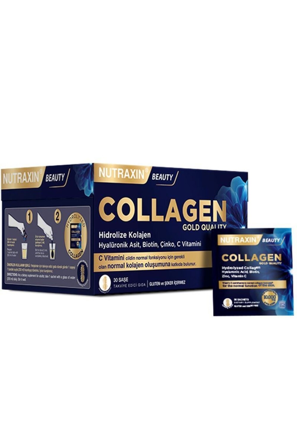 

Nutraxin Пищевая добавка Collagen Gold Quauty 30 пакетиков