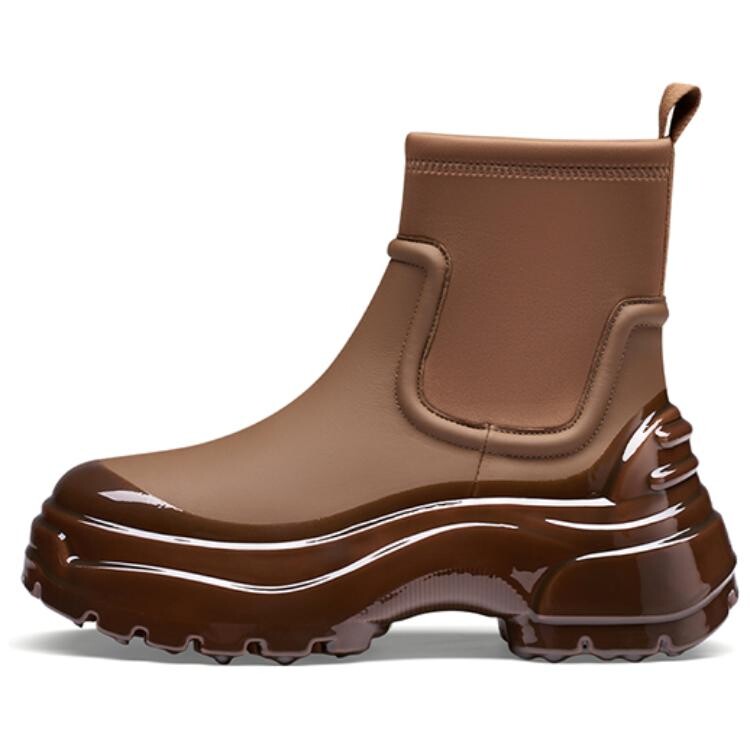 

Ботильоны женские Kiss Kitty, цвет Brown cow leather/brown fabric