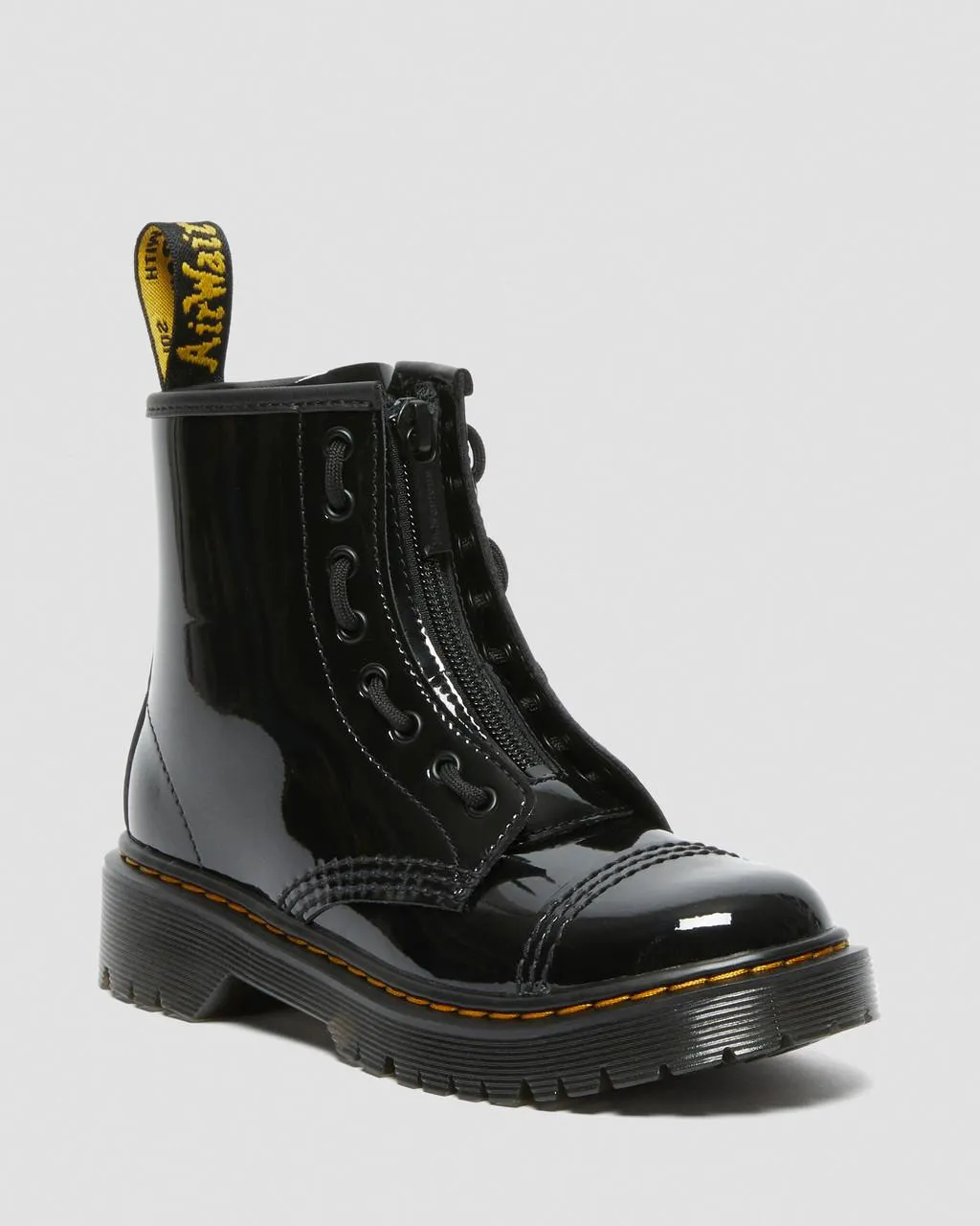 

Лакированные ботинки Dr. Martens Junior Sinclair Bex, цвет Black — Patent Leather
