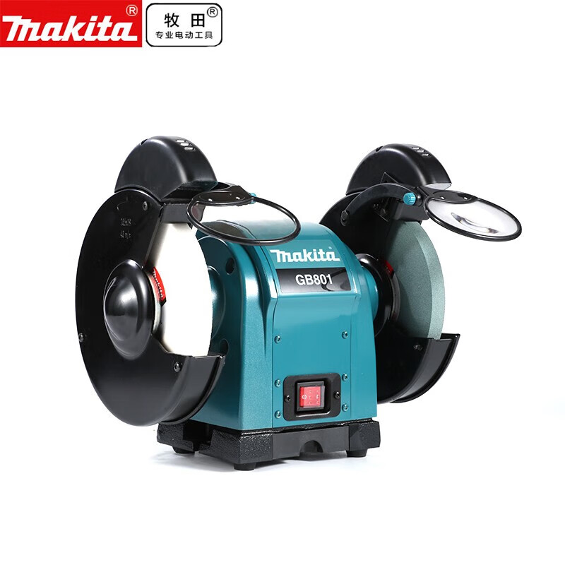 Настольная шлифовальная машина Makita GB801, 205 мм