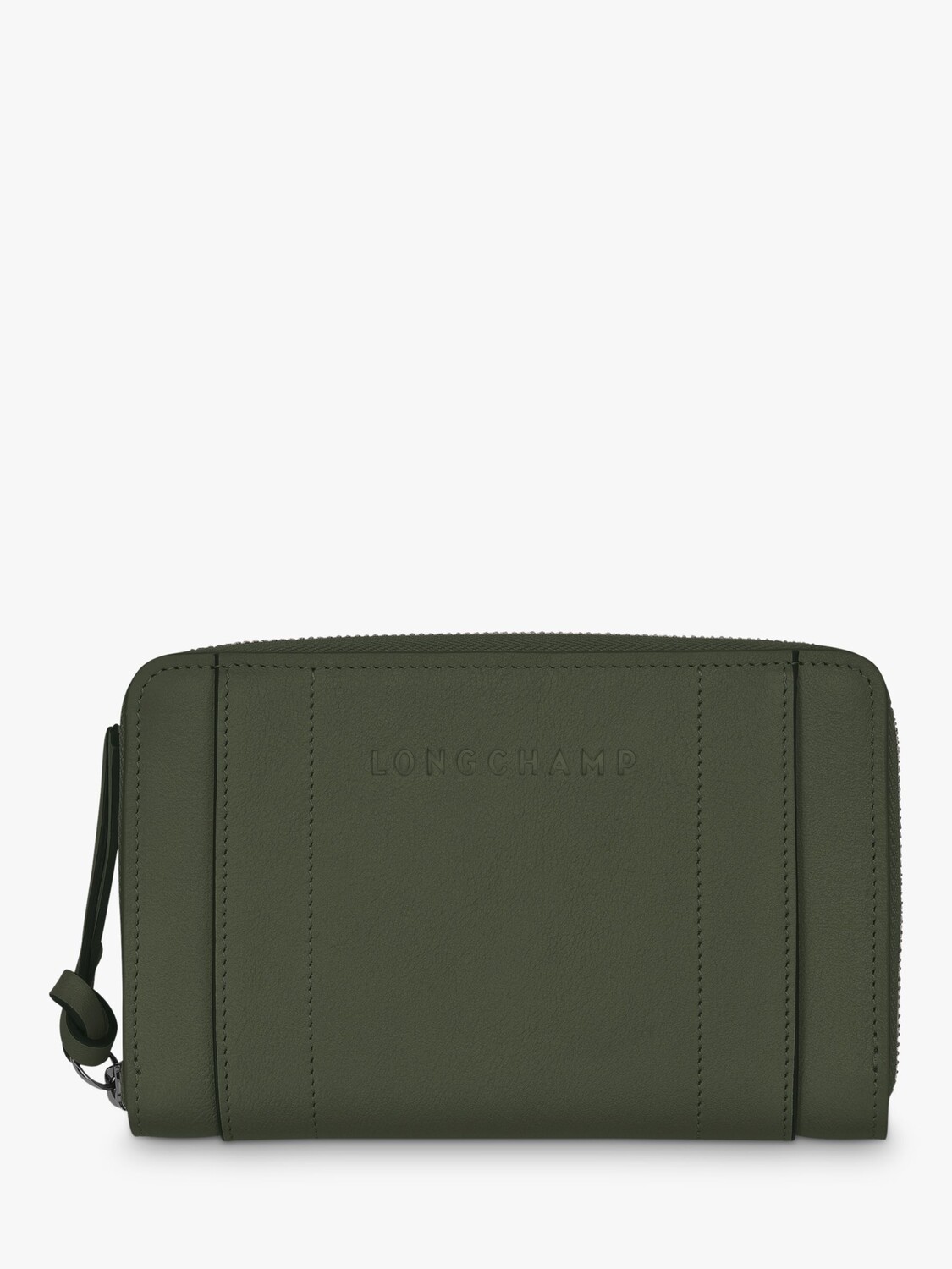 

3D кожаный кошелек Longchamp, хаки