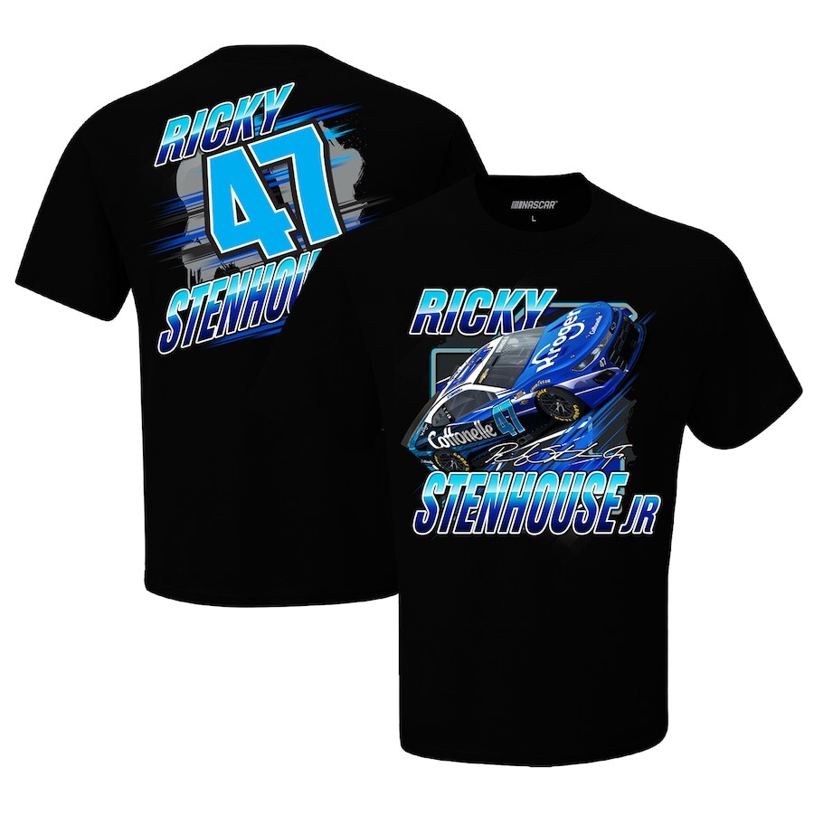 

Футболка с коротким рукавом Checkered Flag Ricky Stenhouse Jr, черный