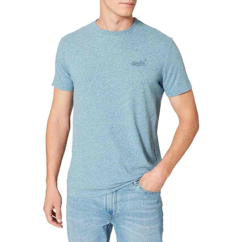 

Футболка с коротким рукавом Superdry Vintage Logo Embroidered, синий