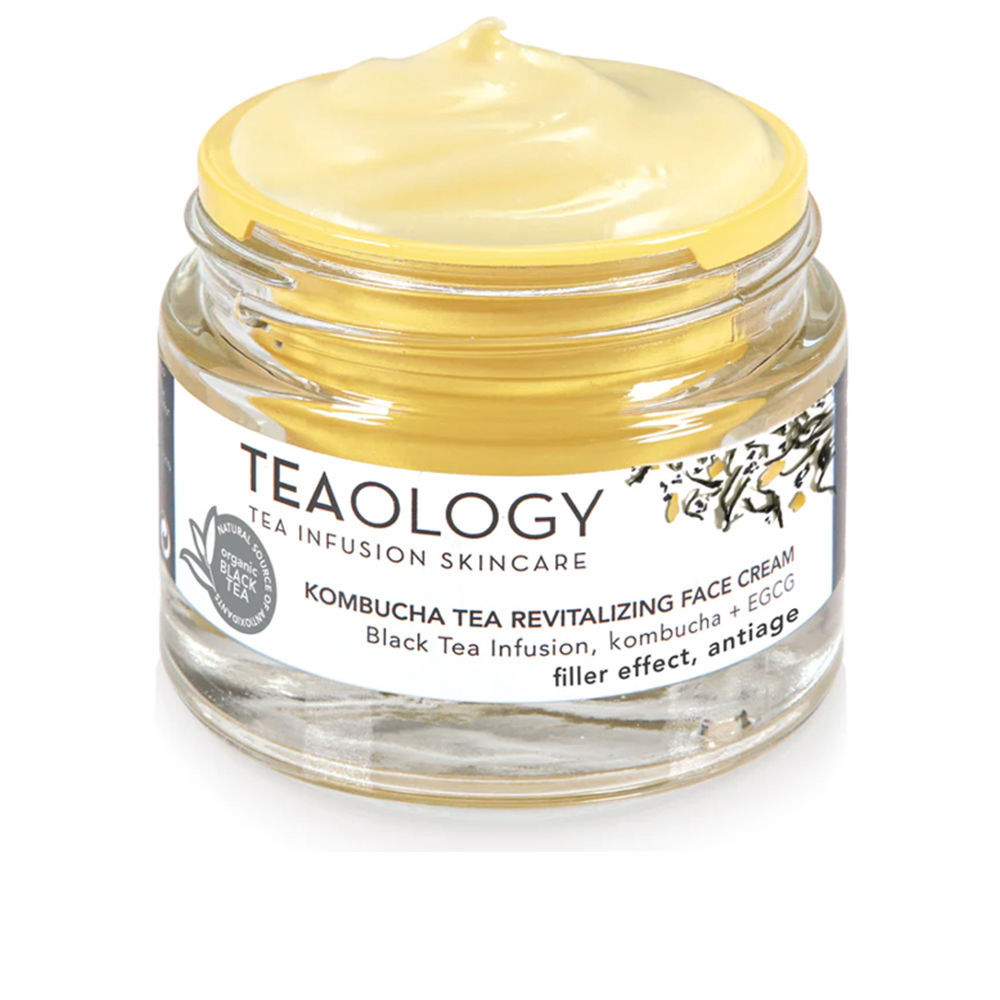 чайный гриб kombucha имбирь 0 33 л Увлажняющий крем для ухода за лицом Kombucha tea revitalizing face cream Teaology, 50 мл