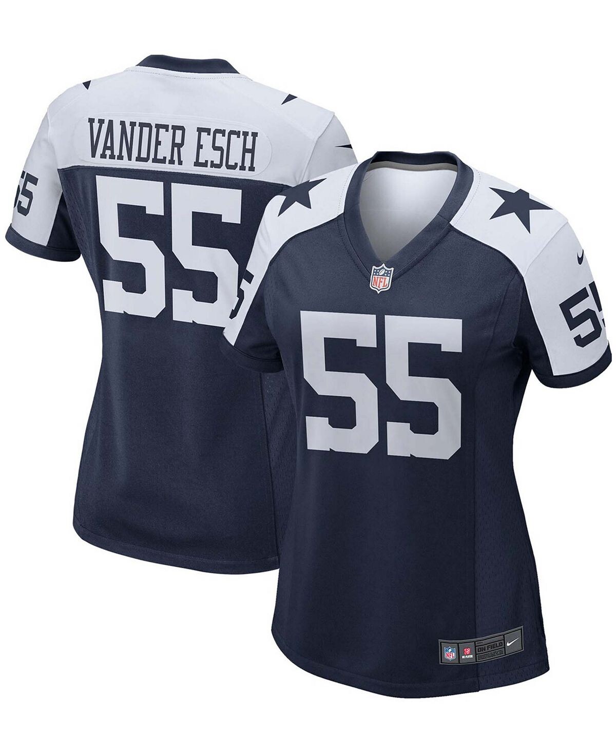

Женская майка команды альтернативной игры Leighton Vander Esch Navy Dallas Cowboys Nike, темно-синий