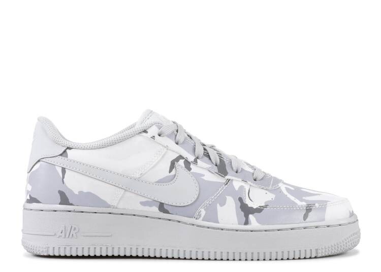 

Кроссовки Nike AIR FORCE 1 LV8 GS 'WHITE CAMO', белый