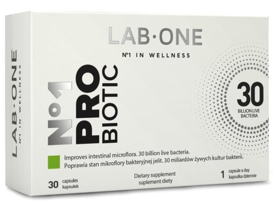 Lab One, Пробиотик, 30 капсул. elactia пробиотик для кормления грудью 30 капсул