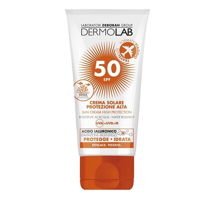 

Солнцезащитный крем Travel Size Spf 50, водонепроницаемый, 50 мл, Dermolab, Серый