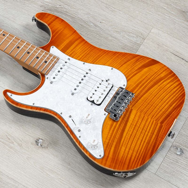 

Электрогитара Suhr Standard Plus HSS Guitar, Roasted Maple Fretboard, Trans Honey Amber Burst