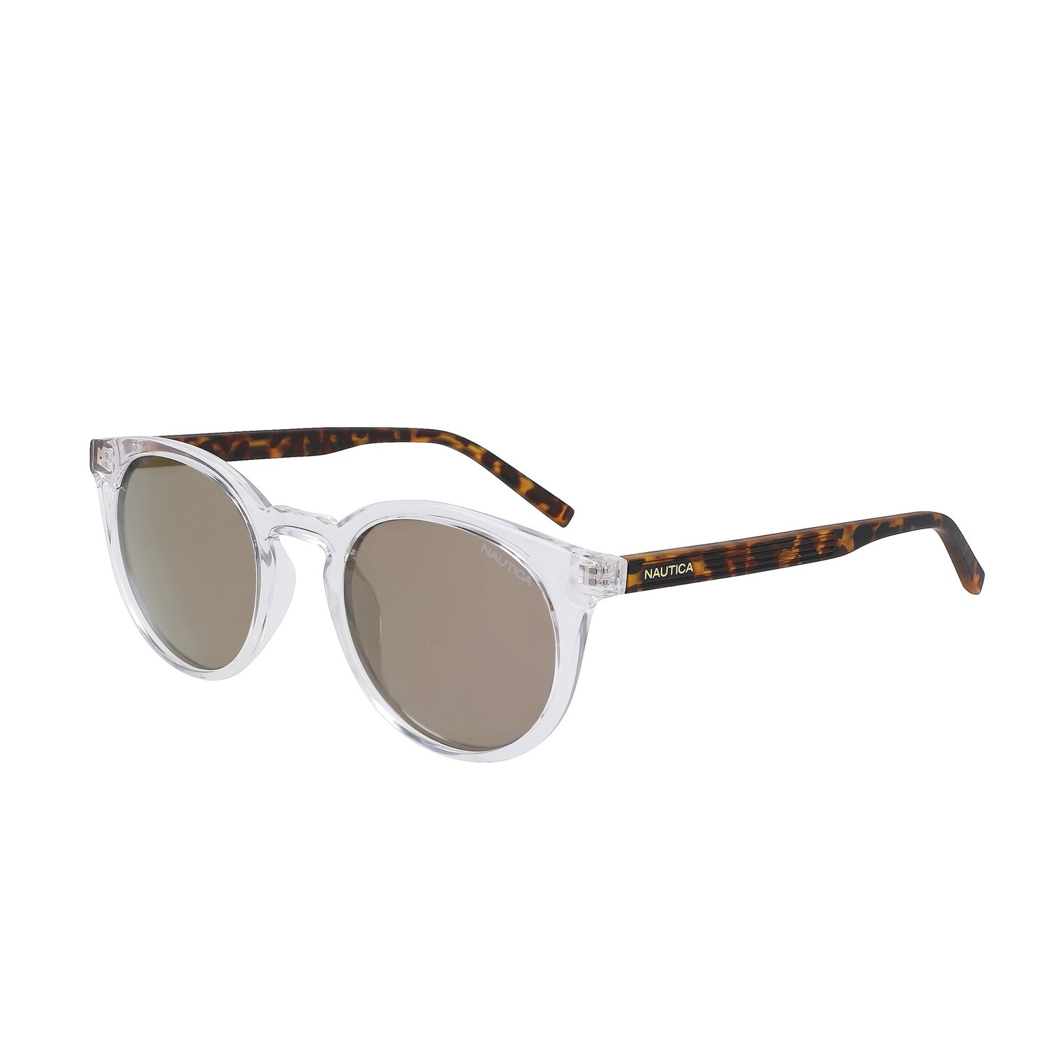 

Мужские круглые солнцезащитные очки Nautica, цвет Aged Brown