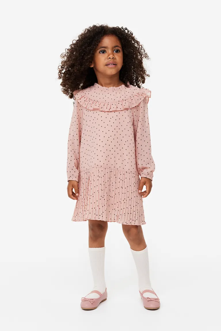 

Шифоновое платье H&M, розовый
