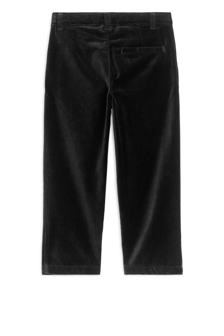

Бархатные брюки H&M, черный