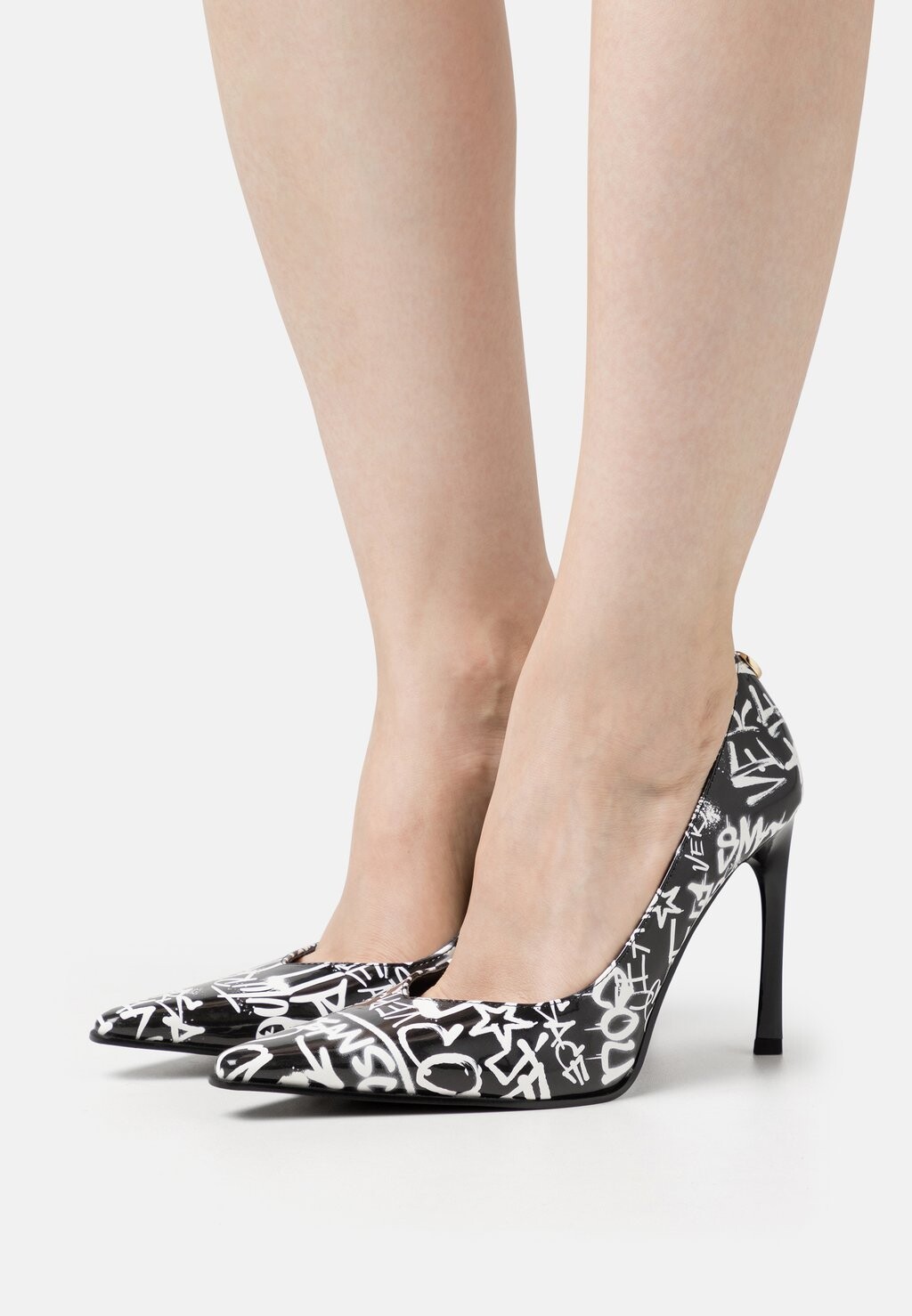 

Туфли Versace Jeans Couture, черно-белый, Черный