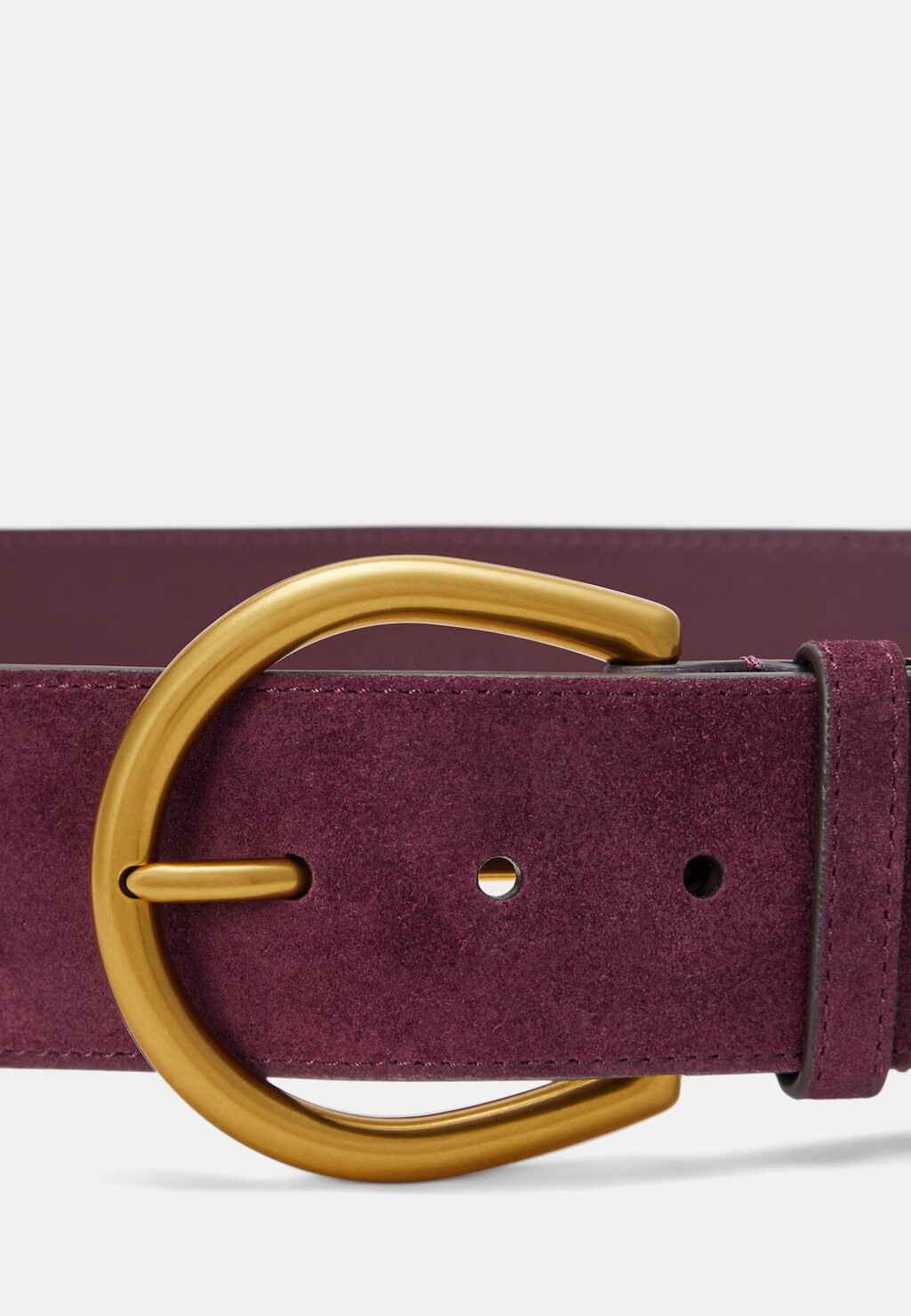 

Пояс ROUND BUCKLE SUEDE WIDE BELT Lauren Ralph Lauren, Бордо