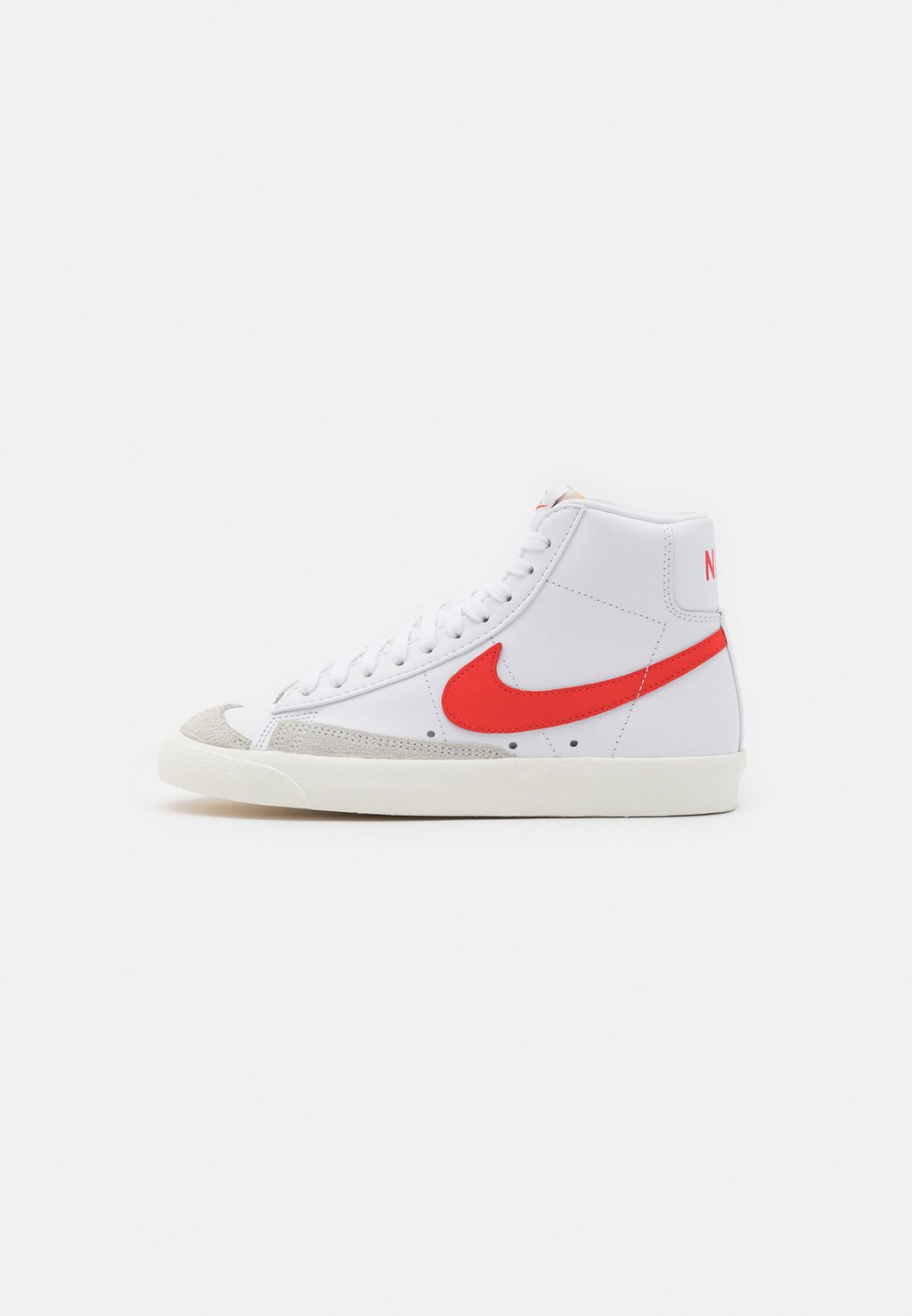 Высокие кроссовки Nike Blazer Mid 77, белый / красный хабанеро