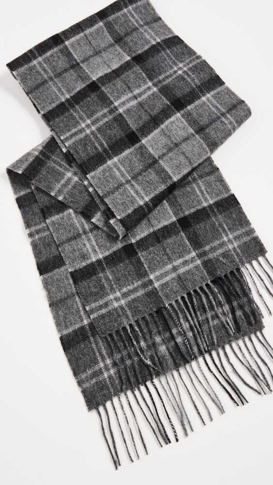 

Шарф Barbour Barbour Wool Cashmere Tartan, черный