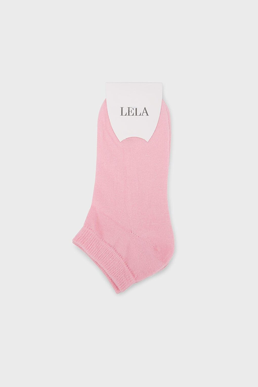 цена Мягкие хлопковые вязаные носки-пинетки 0070001 Lela, розовый
