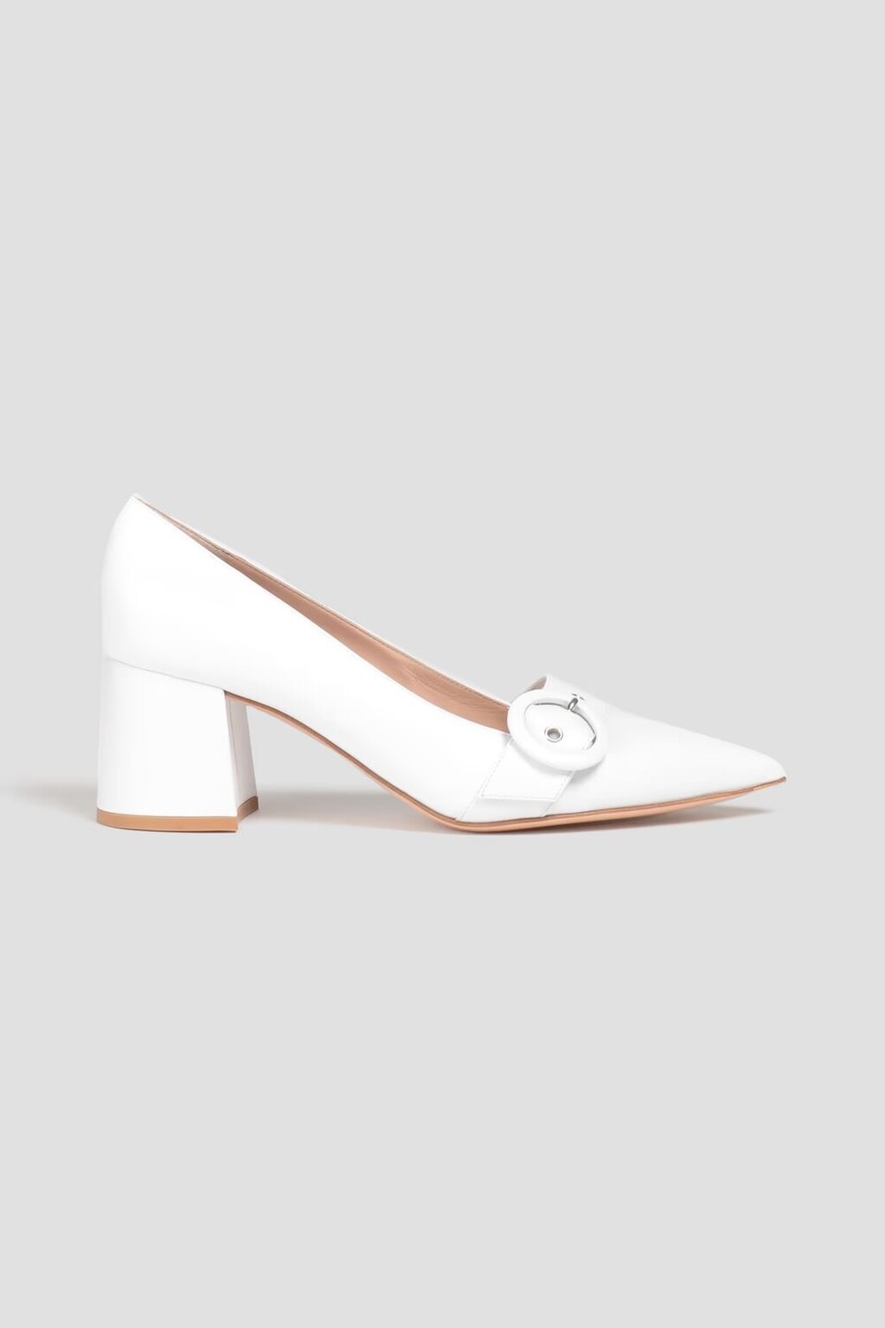 

Кожаные туфли Emma с пряжками Gianvito Rossi, белый