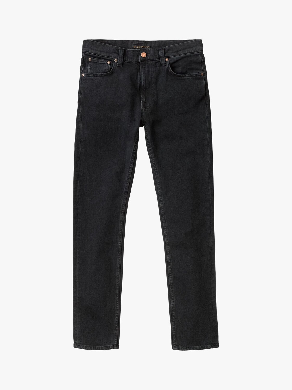 

Джинсы узкого кроя Lean Dean Nudie Jeans, черное небо