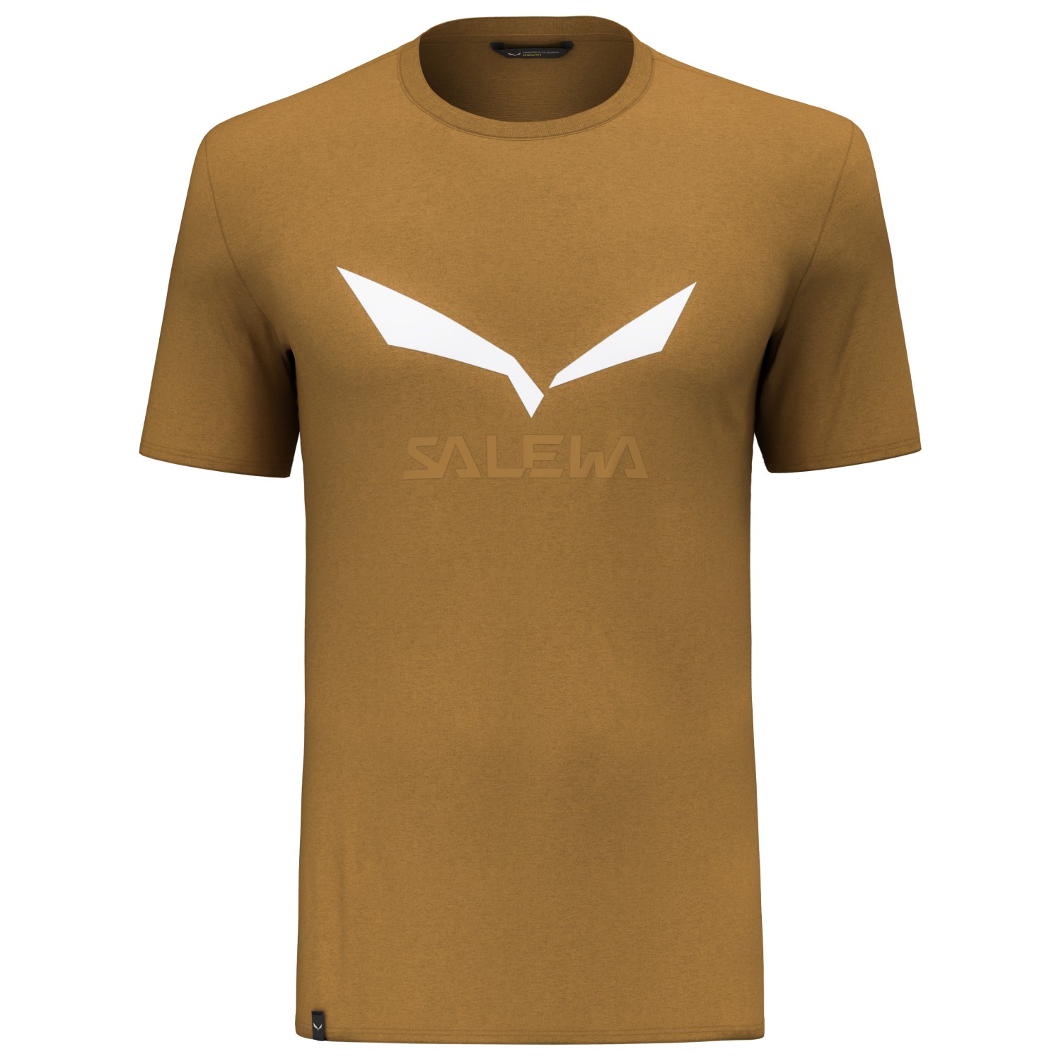 Функциональная рубашка Salewa Solidlogo Dry T Shirt, цвет Golden Brown