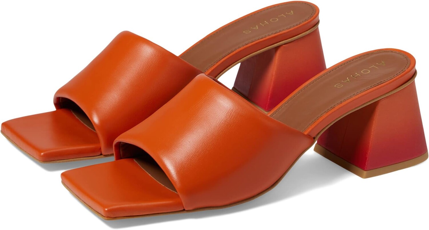 

Босоножки Brushed Degrade Mule ALOHAS, цвет Pomelo Orange