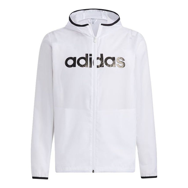 Куртка adidas neo M Ce Lw Wb Casual Sports Hooded Jacket White, белый