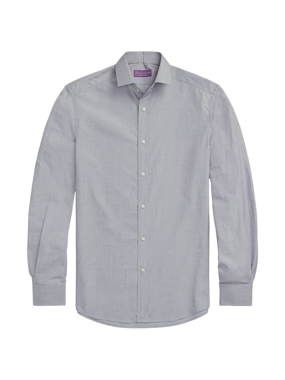 

Хлопковая рубашка Dexter на пуговицах Ralph Lauren Purple Label, серый