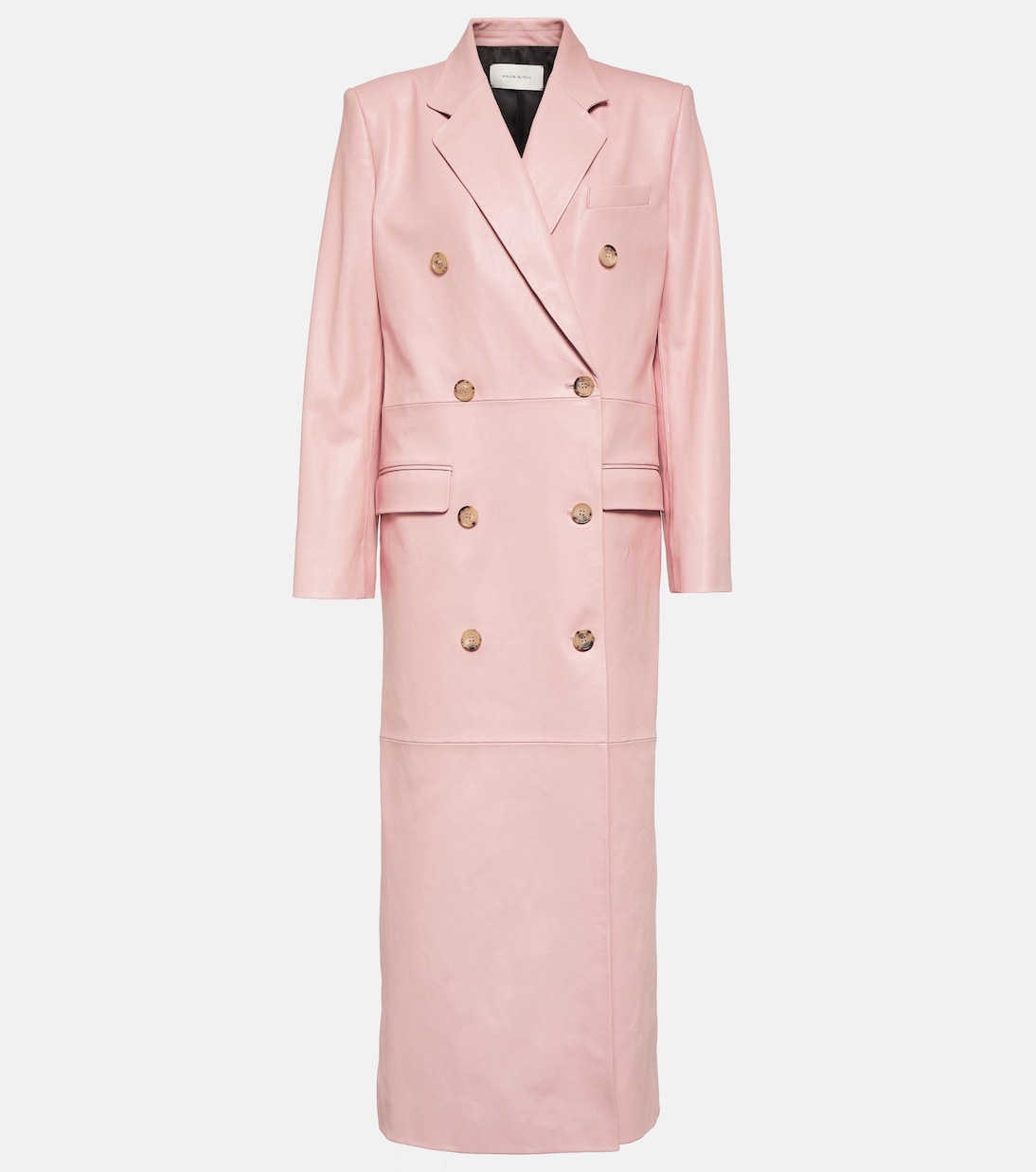 Двубортное кожаное пальто Magda Butrym, розовый szabo magda katalin street