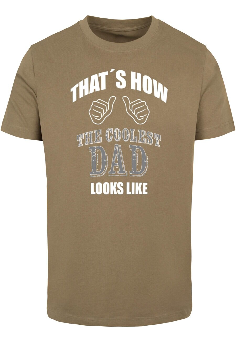 

Футболка Merchcode COOLEST DAD, оливковый