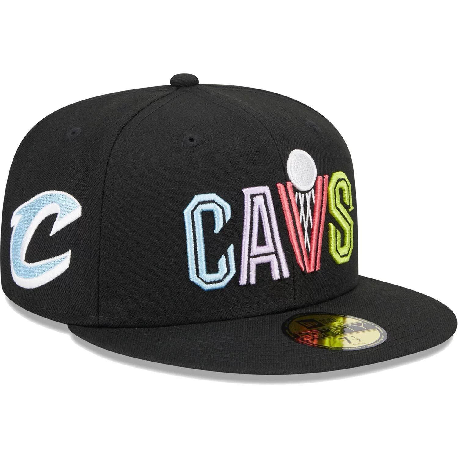 

Мужская облегающая шляпа New Era Black Cleveland Cavaliers Color Pack 59FIFTY