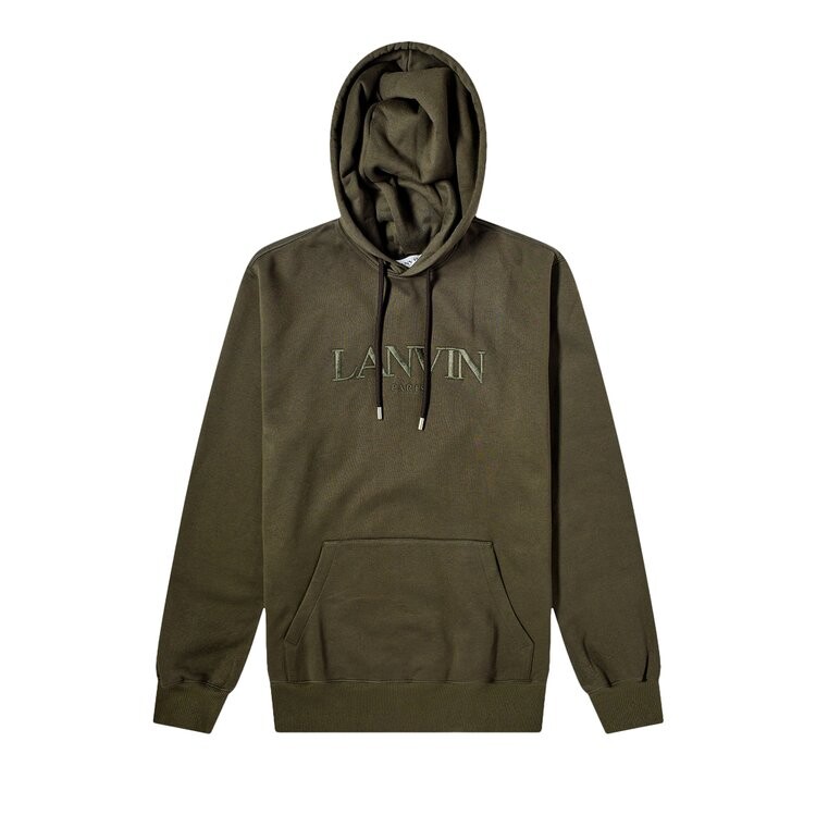 

Худи Lanvin Paris Oversized 'Loden', черный