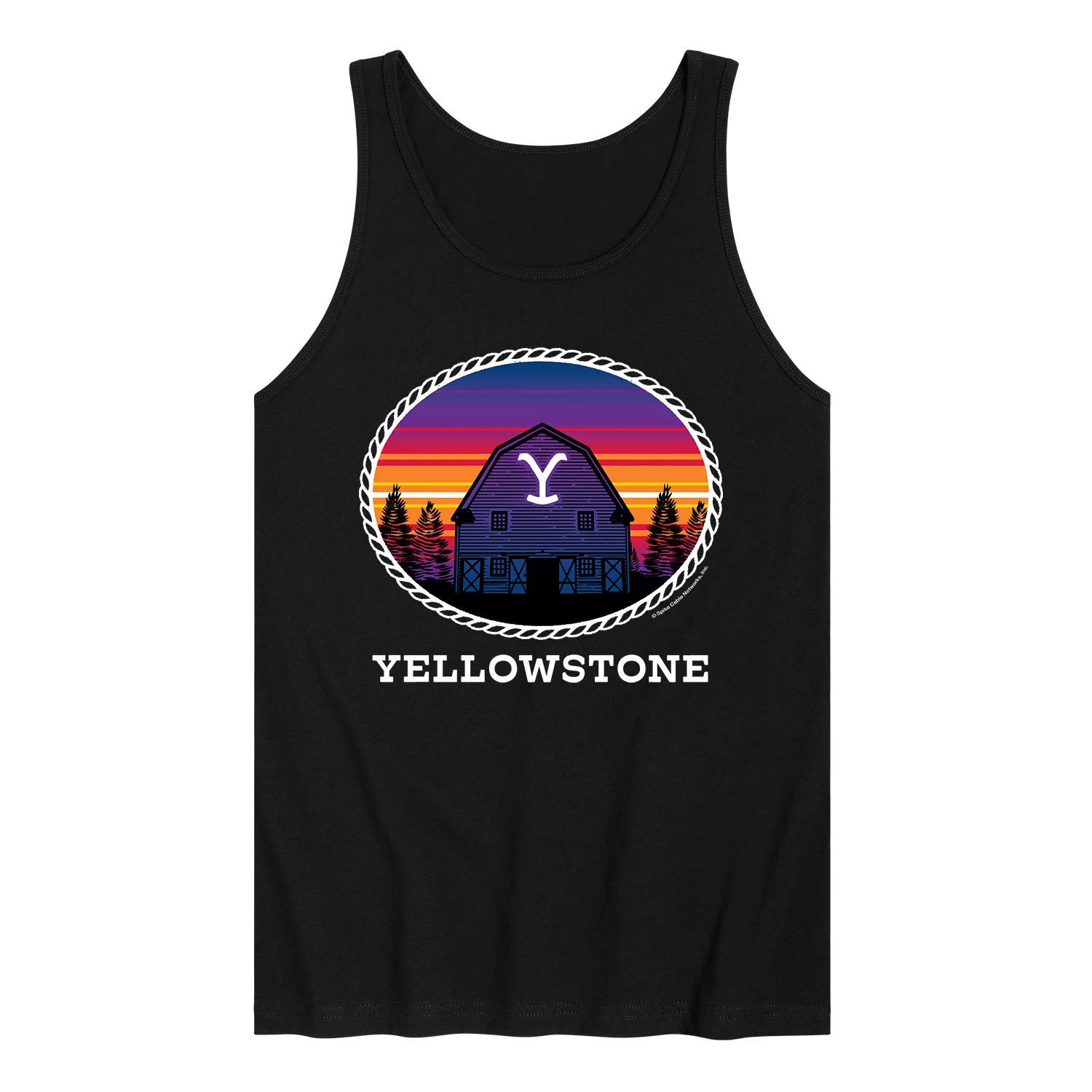 Мужская майка Yellowstone Sunset Licensed Character