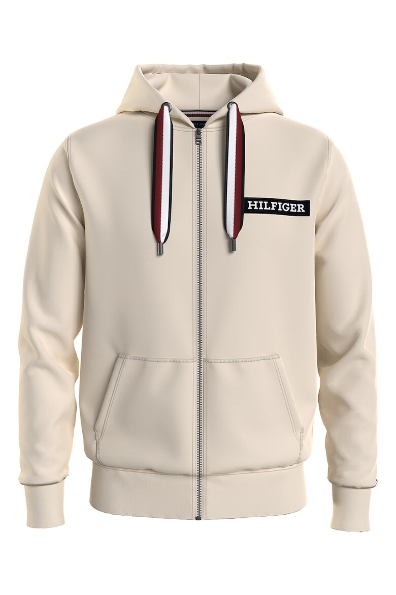 

Толстовка с молнией и логотипом Tommy Hilfiger, бежевый