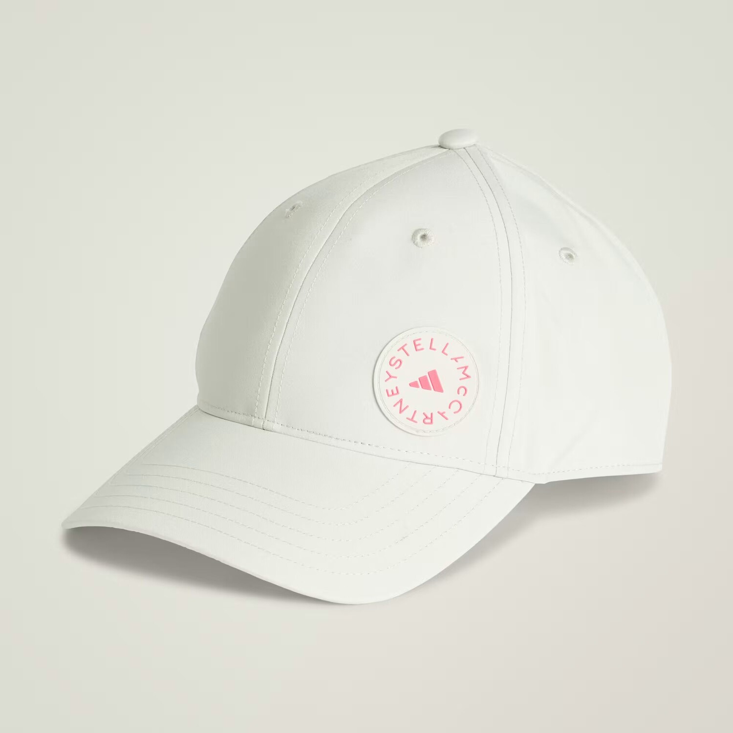 

Кепка by Stella McCartney Adidas, цвет Chalk Pearl/Signal Pink/Chalk Pearl