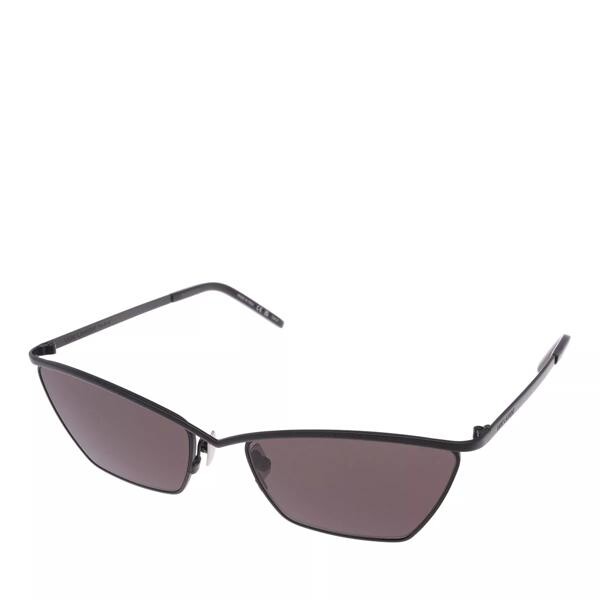 

Солнцезащитные очки sl 637 black-black-black Saint Laurent, черный