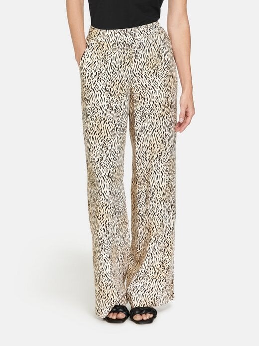 

Брюки без застежки Gerry Weber, бежевый