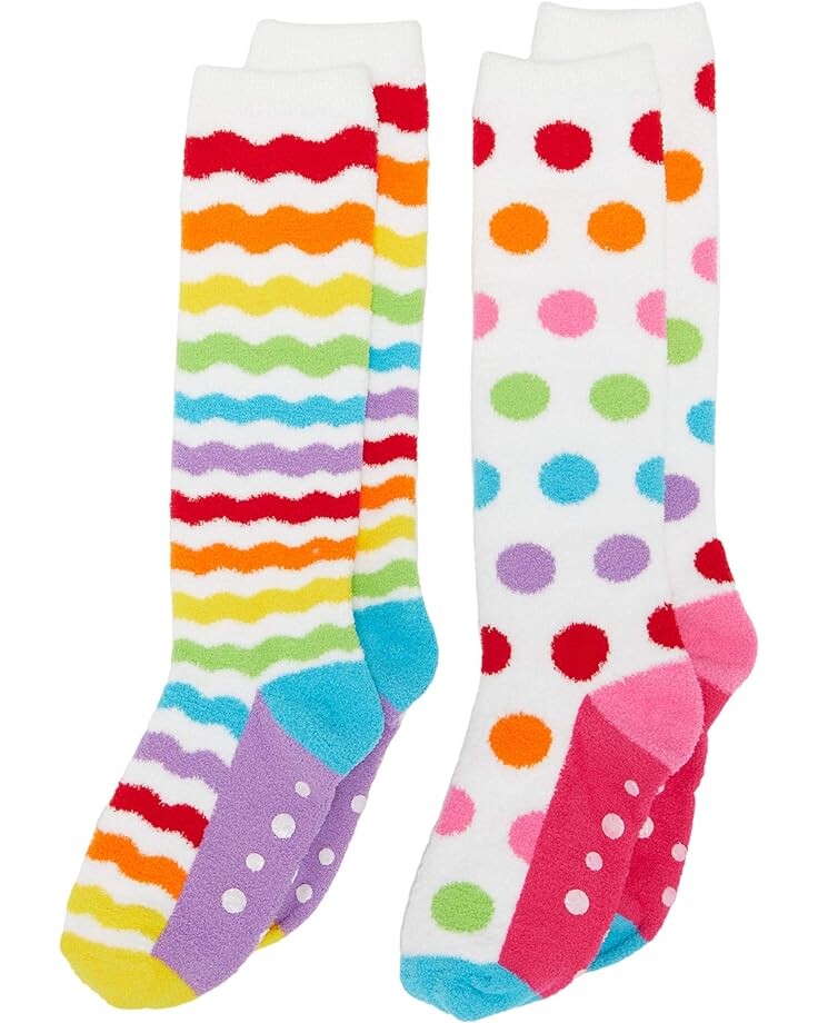 

Носки Jefferies Socks Fuzzy Knee High Socks 2-Pack, цвет Rainbow