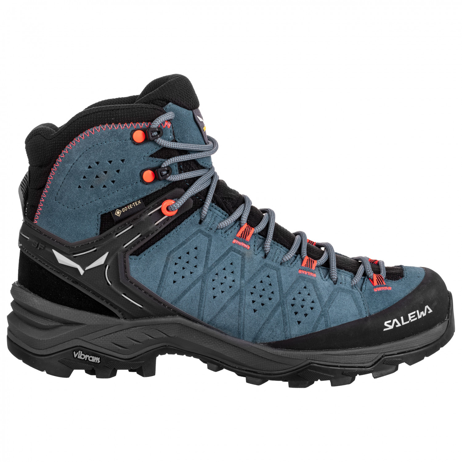 Ботинки для прогулки Salewa Women's Alp Trainer 2 Mid GTX, цвет Java Blue/Fluo Coral