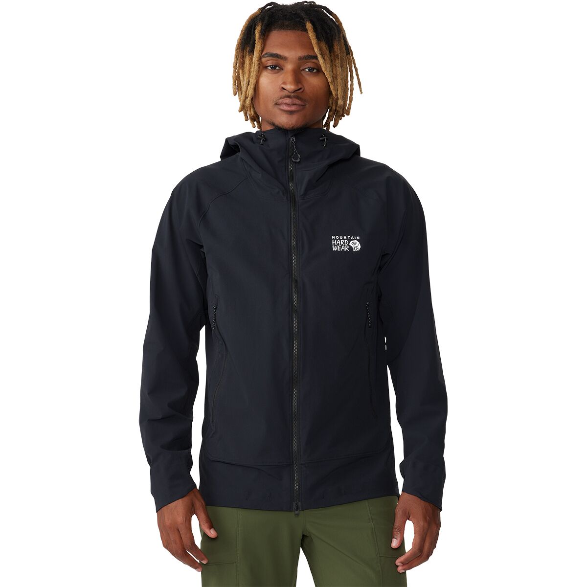 Куртка с капюшоном chockstone alpine lt Mountain Hardwear, черный