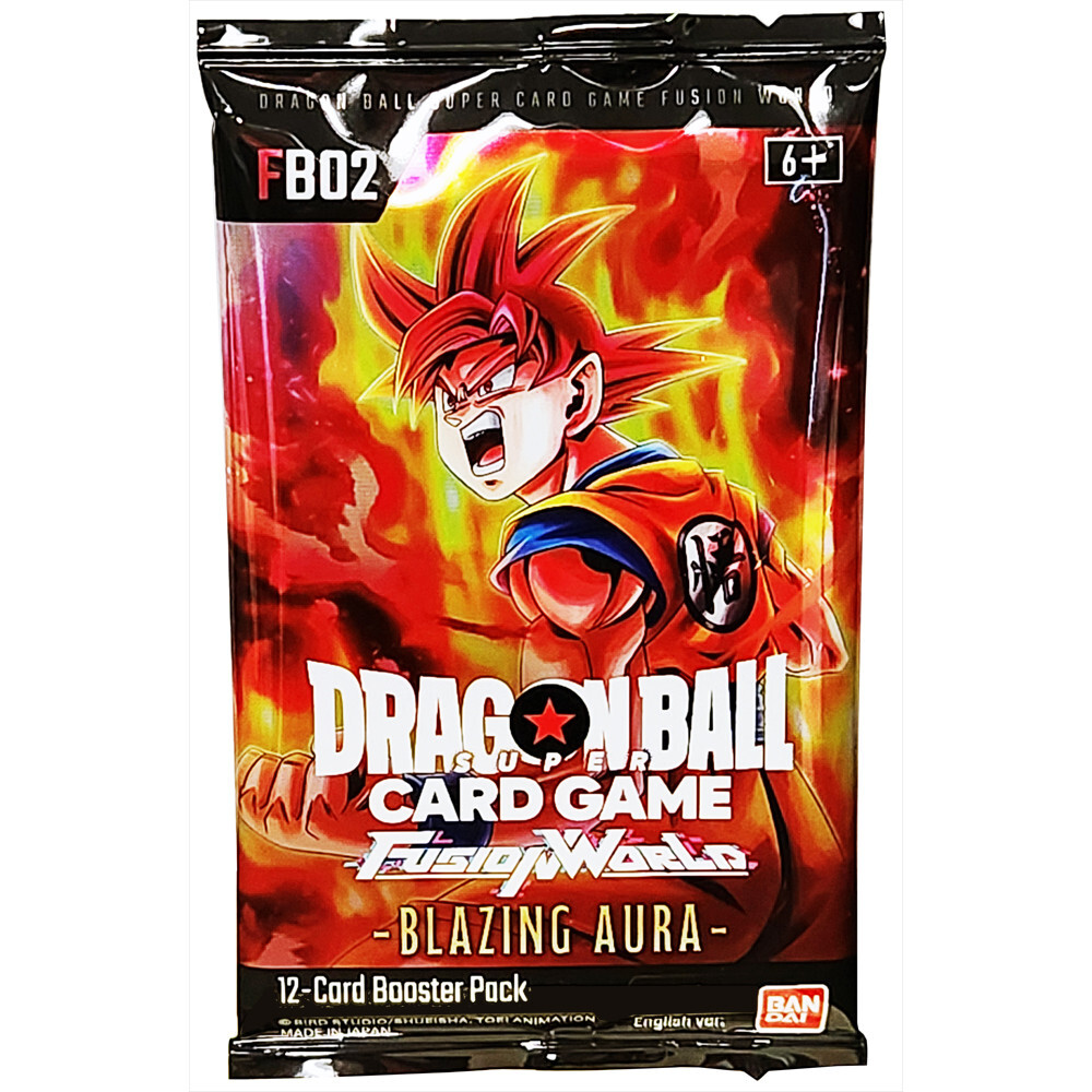 

Карточная игра Bandai Dragon Ball Super TCG: Fusion World: Blazing Aura [FB02] Booster Pack
